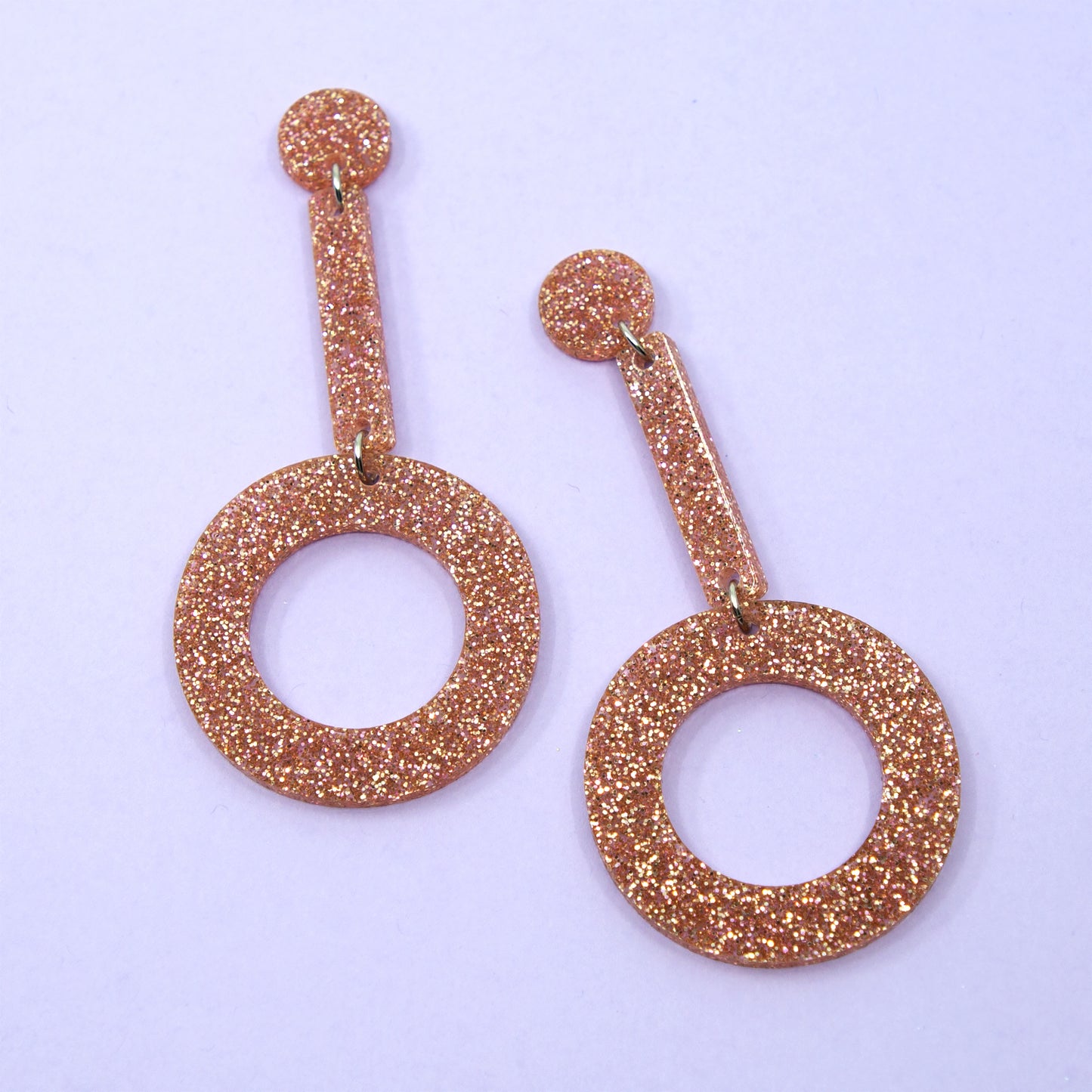 ISSY NO.1 // PEACH GLITTER