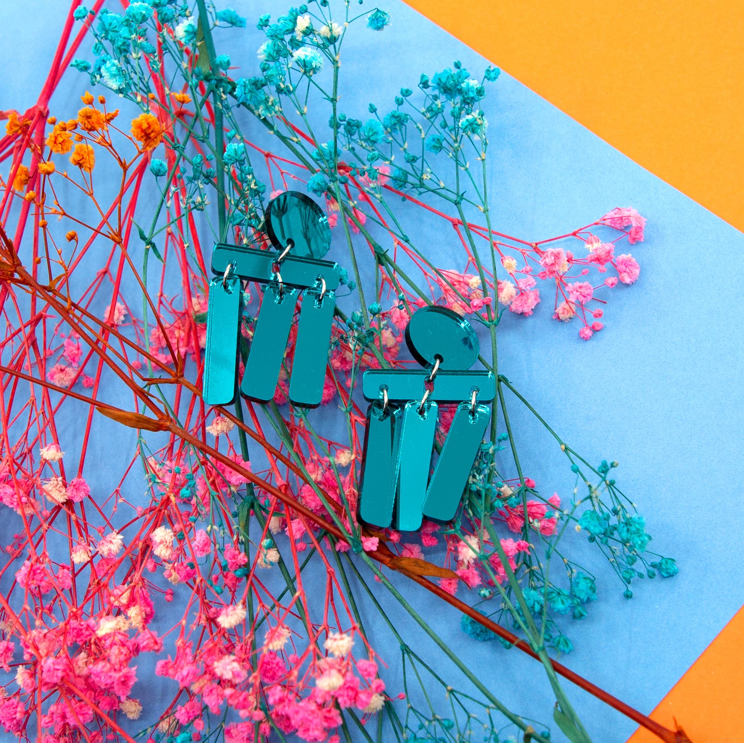 ISSY NO.3 // TEAL MIRROR