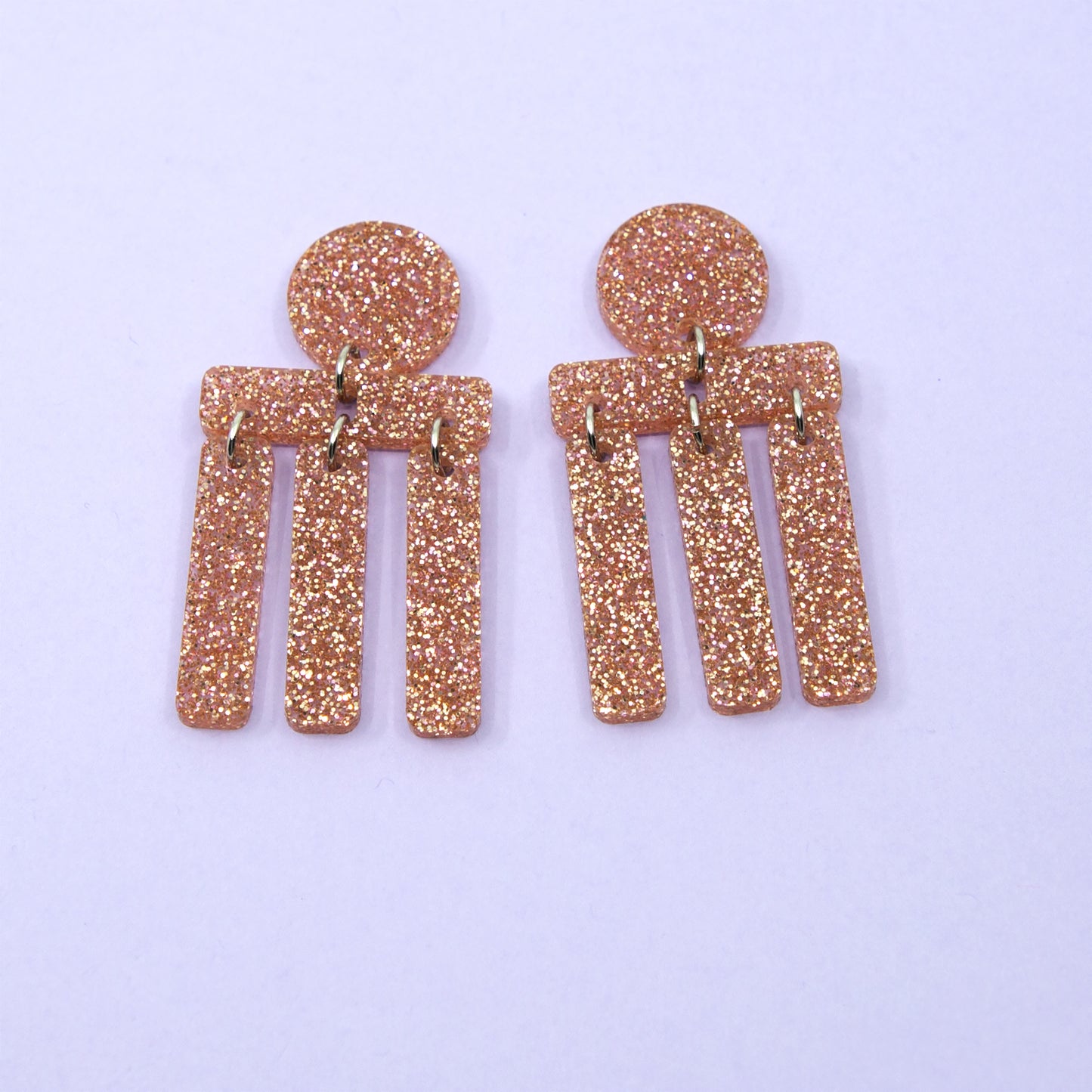 ISSY NO.3 // PEACH GLITTER