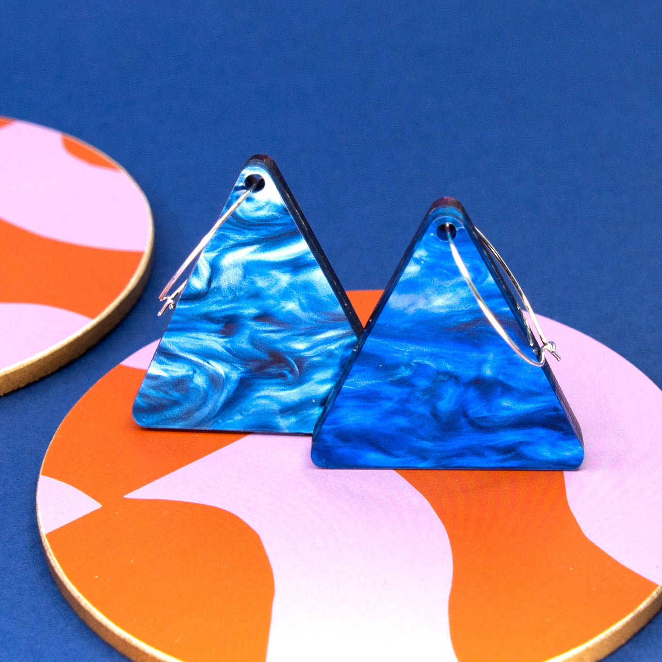 TERRAZZO NO.3 REVERSIBLE // PURPLE MARBLE & BLUE MARBLE